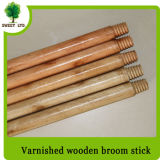 Paint Coated Wooden Broom Handle with Thread Wooden Broom Stick in Brush Wooden Garden Tools