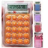 8 Digits Transparent Pocket Calculator with Optional Keychain (LC305)