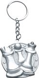 Promotion Metal Keychain with Key Logo