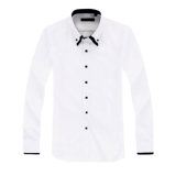 Men's Casual Double Collar Shirt Made of Tc6535 (WXM124)