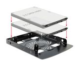 Aluminum Dual HDD/SSD Bracket