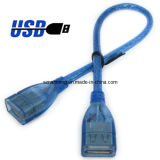 2.0 Black USB Cable Female to Female