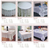 White Round Cheap Lace Table Cloths