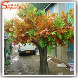 New Style Decorative Artificial Plastic Maple Tree