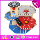 2015 Funny Wooden Car Park Toy for Kids, Pretend Toy Wooden Park Games Toys for Children, High Quality Wooden Car Park Toy W04b010