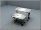 Fashion Display Table with Metal Leg for Shopfitting