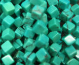 Turquoise Brick Bead