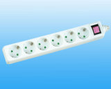 GS/CE Approved Germany Type Power Strip With Switch (GBK06) 