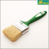 Pure White Bristle Flat Paint Brush