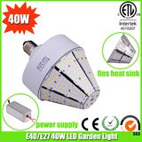 E27 40W 4800lumen Warm White LED Garden Light with ETL Approved