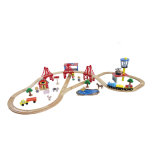 Village Train Set, Wooden Toy