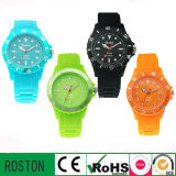 Customised Design Silicone Chrono Promotional Analog Watches