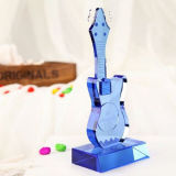 Blue Crystal Musical Instrument for Decoration