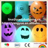 Wholesale Popular Blinking LED Latex Baloon for Halloween