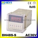 Cycle Delay AC220V 3A DC28V 5A Digital Timer Dh48s-S