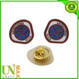Custom Wholesale Iron Stamping Badge with Gold