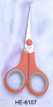 Regular Stainless Steel Safety Scissor with PP&TPR Handle (HE-6107)
