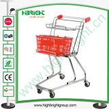 Supermarket Two Tiers Basket Shopping Cart