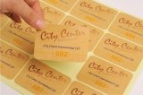 Customized Adhesive Label with Kraft Paper Material