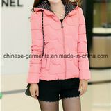 Wholesale Fahion Pink Hoodies Outerwear Women Down Coats