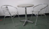 Aluminum Chair and Table of Furniture