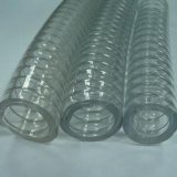 High Quality Durable Flexible Bending High Temperature Resistant Steel Wire Spiral Reinforced PVC Clear/Transparent Hose