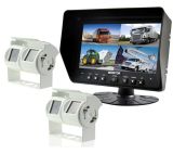 7 Inch Quad View Monitor System with Dual Lens Camera