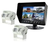 7 Inch Quad View Monitor System with Dual Lens Camera