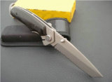 Udtek00289 OEM Buck 855 Big Grey Titanium Edition Folding Knife for Hunting and Gift