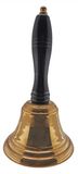 Ship's Bell Made of Preme Solid Brass and Wooden Handle 9