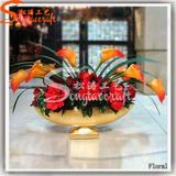 Home Decoration Plastic Product Artificial Bonsai Plant Wedding Silk Flowers