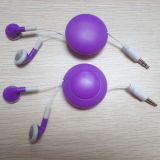 Purple MP3 Winder Earphone