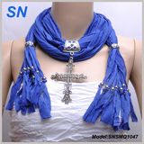 2014 Lady's Fashion Pendant Scarf