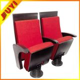 Chinese Factory Heavy Duty Wooden Armrest Fire Resistant Fabric Folding VIP Cinema Auditorium Seating