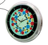 Neon Light Wall Clock