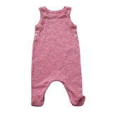 Unisex Yarn Dyed Cotton Romper Baby Clothes