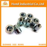 Ss316 Flat Head Half Hex Rivet Nut