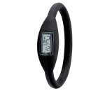 Silicone Ion Pedometer Watch