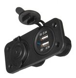 Car Power Socket Adapter Car Cigarette Lighter Socket USB Charger Socket