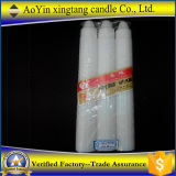 White Fluted Candle for Decoration