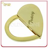 Heart Twist Metal Key Chain with Engraving Logo