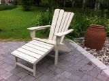 Hot Sale Polywood Adirondack Chair W/Footrest Furniture