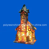 Polyresin Decoration Christmas Holiday House Crafts