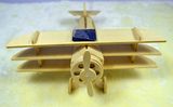 Green Energy Product Intellectual DIY Solar Toy Kit Wooden Plane/Fighter 068