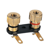 RoHS Golden Speaker Binding Post Connector (DH-1303D)