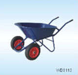 Wb6110 Wheel Barrow with Twin Wheel and Steel Tray
