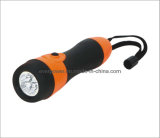 5LED Rubber and Plastic 2d Flashlight/LED Torch