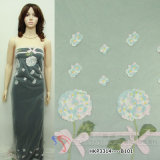 Embroidery Fabric on Organza for Fashion Skirt