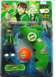 Ben 10 Doll with IC Light and Handle Launcher Action Figures Model (M011)