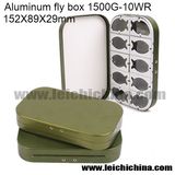 Wholesale Fly Fishing Box Aluminum Fly Box 10 Compartments